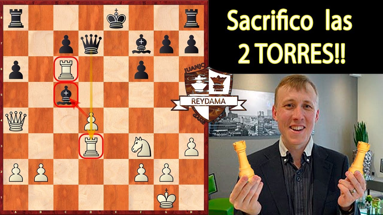 SACRIFICIO de las DOS TORRES en toda la CARA! Ponomariov Vs Blagojevic