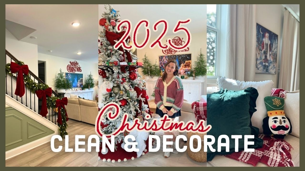 НОВИНКА 2025 🎄 Рождественская уборка и декор вместе со мной 2025 | Уютная рождественская гостиная
