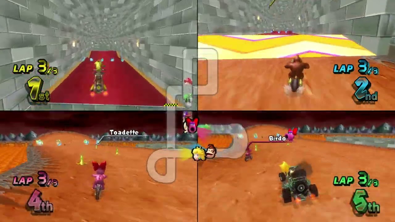 Mario Kart Wii Custom Tracks (History) ✦ 4 Players #676 (3 Tracks) 150cc