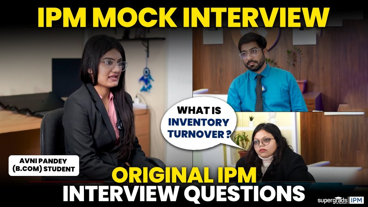 IPMAT 2024 MOCK Interview🎙️| IPMAT Interview Questions | IPM Mock Test Insights - SuperGrads IPM