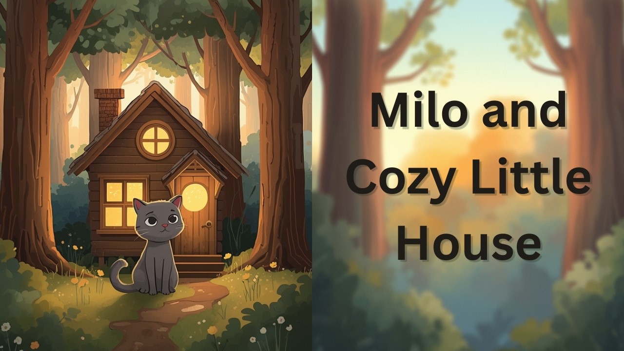 🐱 Milo and Cozy Little House 🐱Calming Bedtime Story for Kids