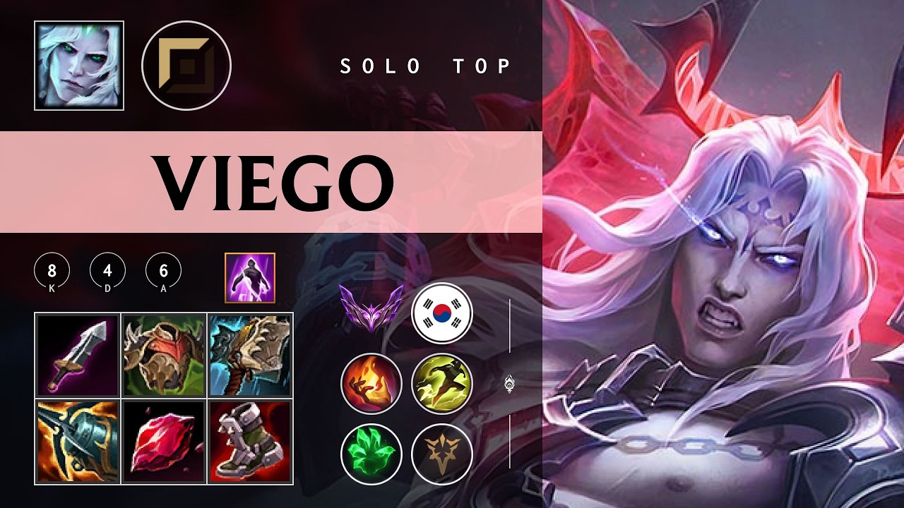 Viego Top vs Fiora - KR Master Patch 26.03