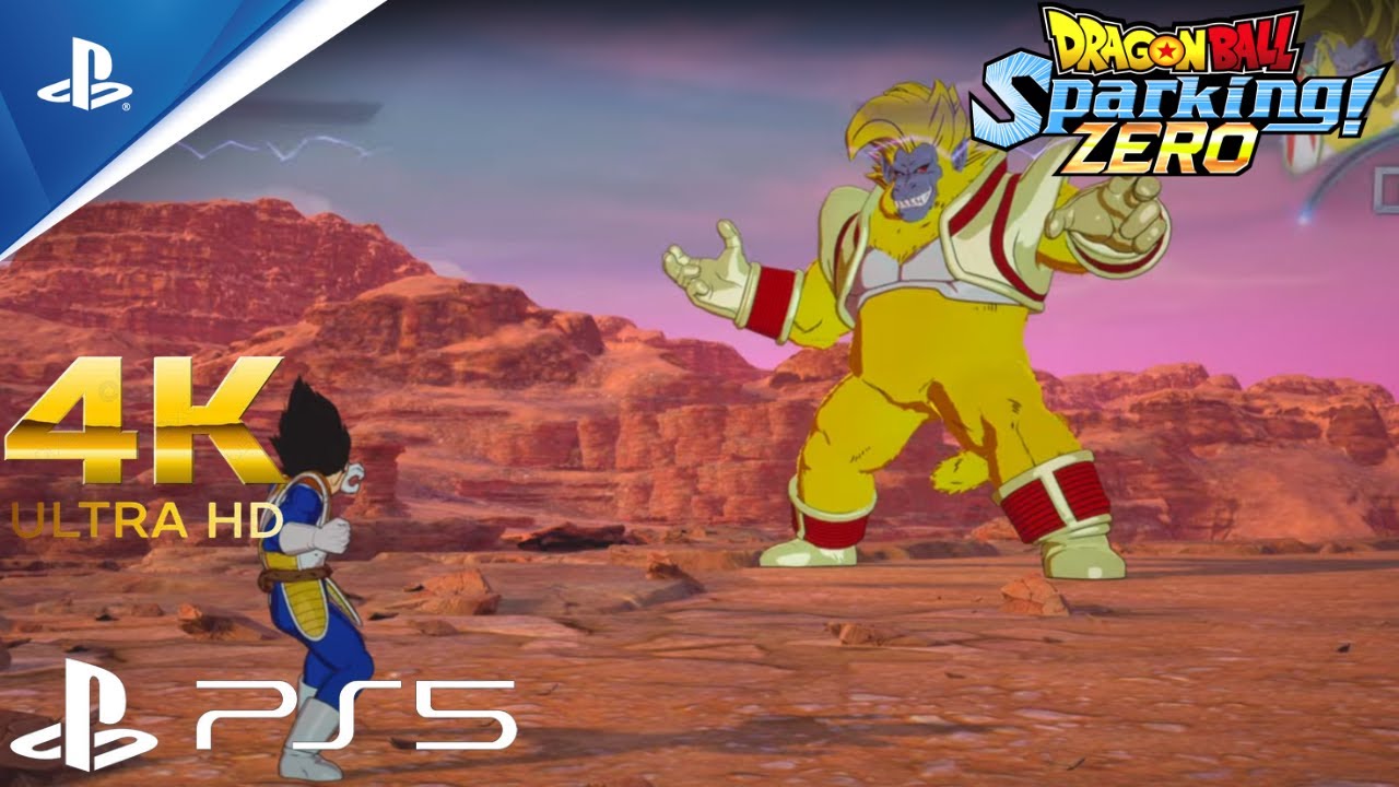 Great Ape Vegeta | Great Ape Baby | PS5 | 4K | DRAGON BALL: Sparking! ZERO #vegeta #greatape