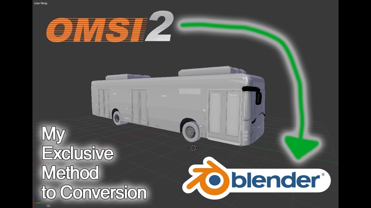 Automated OMSI 2 Bus to Blender Conversion (Demonstration) Part 1