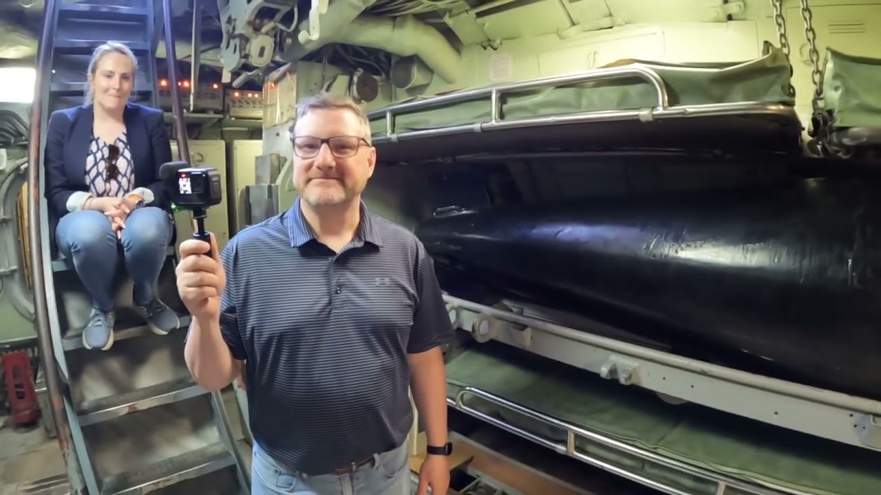 Bill and Shane:  USS Becuna Submarine