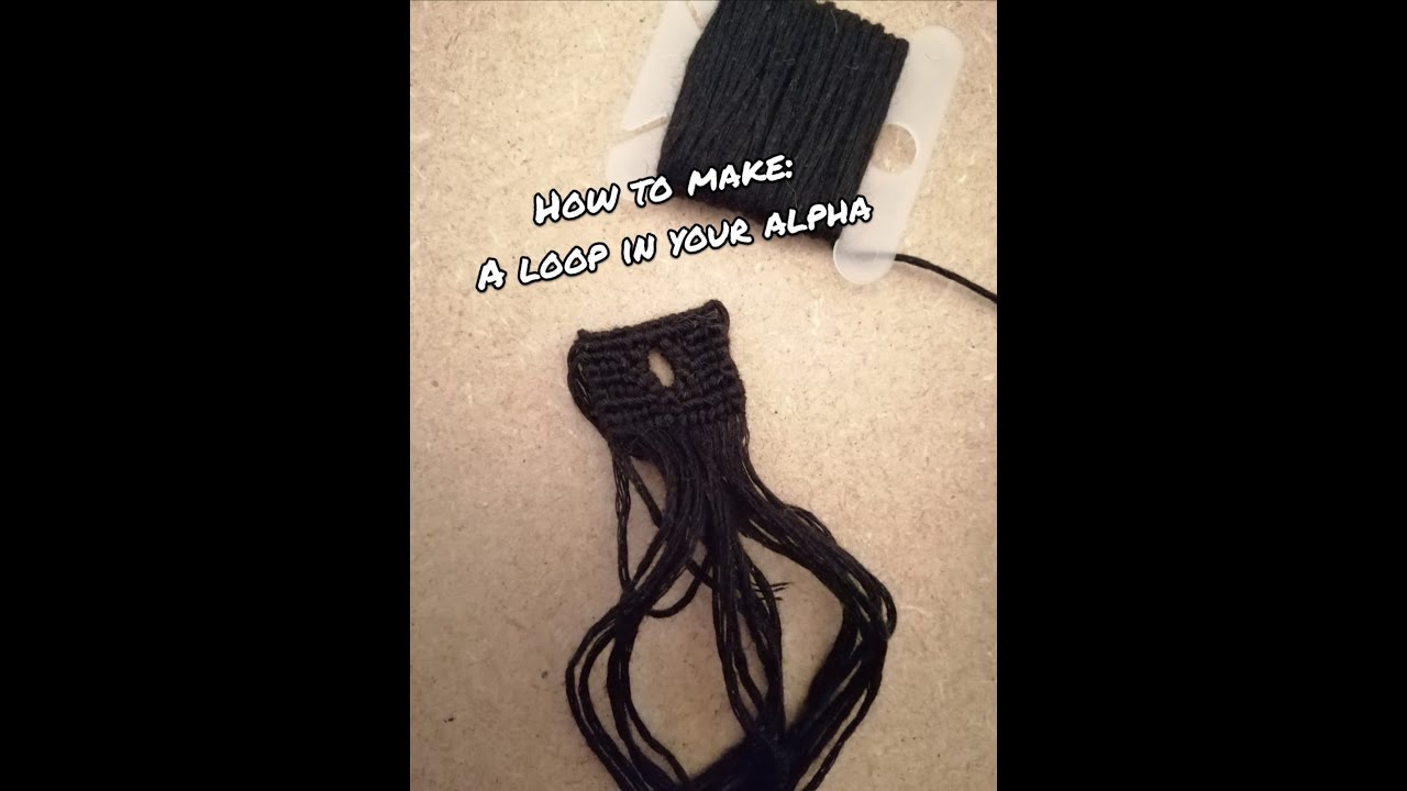 DIY loop in an alpha bracelet ~ By Mijntje