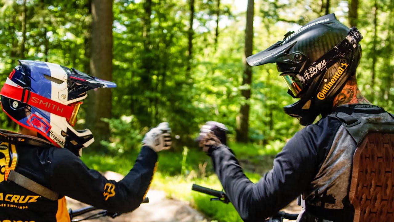 Mit Downhill Kid Johann Schumacher im Trailpark Mehring | Canyon Sender | Making Of | Fabio Schäfer