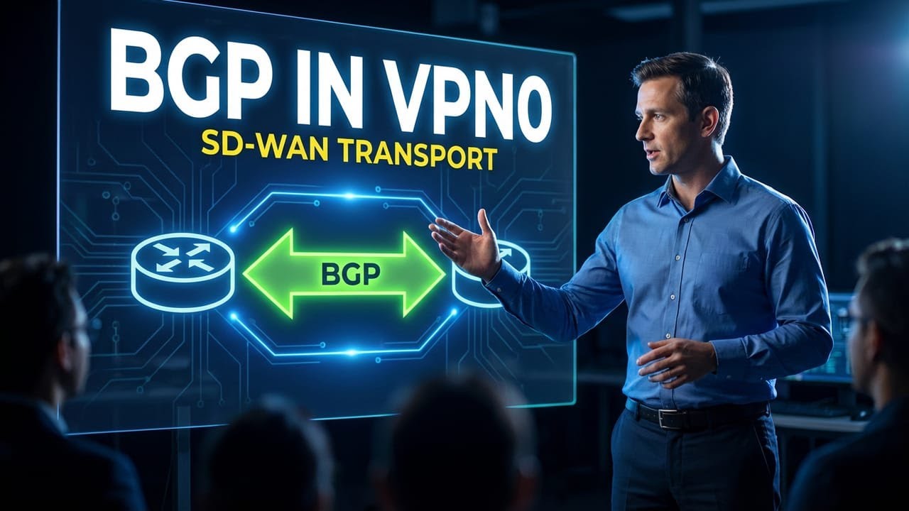 Эпизод 3 - Запуск BGP в транспортном VPN0 в Cisco SDWAN