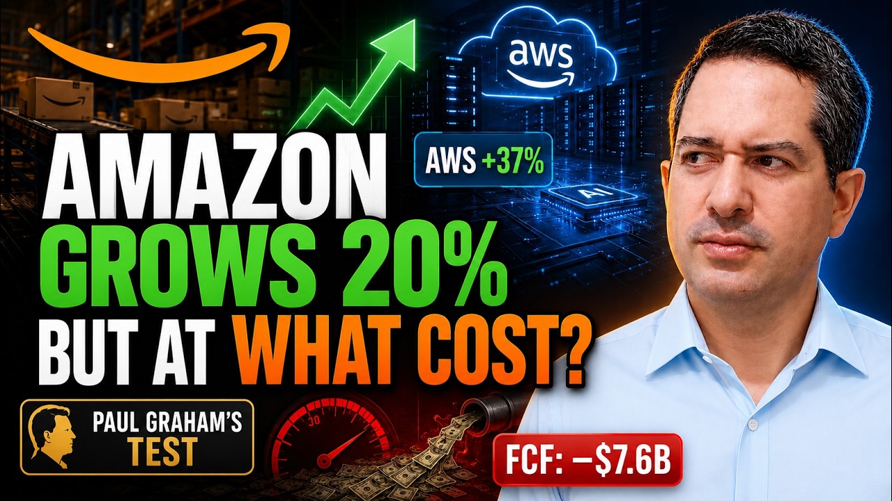 Amazon растет на 20%, но свободный денежный поток стал отрицательным
