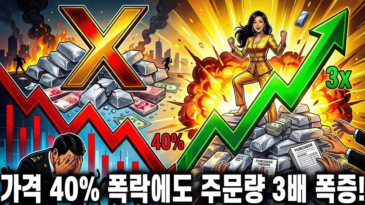 중국, 은 거래 전면 중단! : 가격 40% 폭락에도 주문량 3배 폭증! - 그들이 당신에게 말해주고 싶지 않은 진실