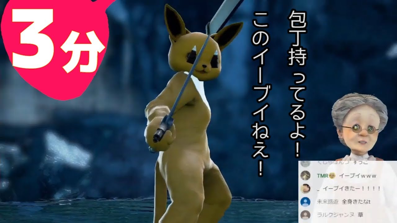 ３分でわかるイーブイ衝撃の真実【ポケモン剣盾(ソウルキャリバー6)】