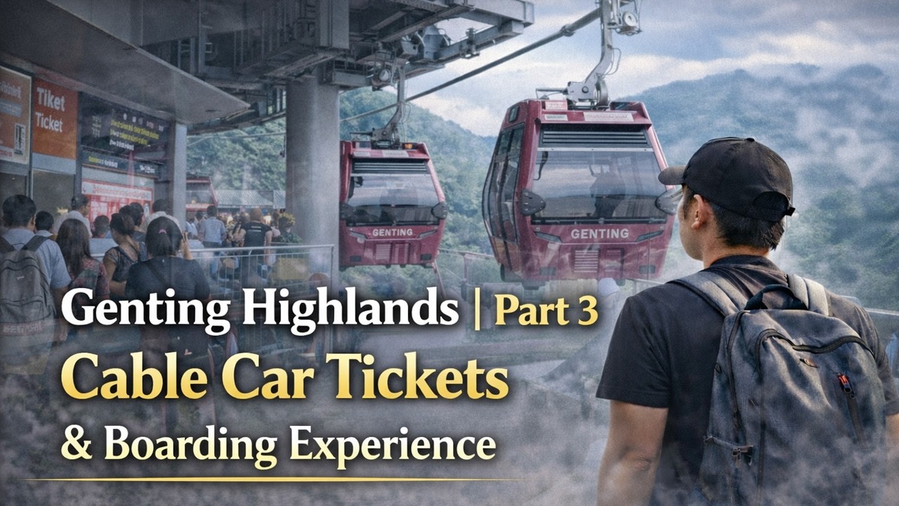 Genting Highlands | Part 3 | Cable Car Walk, Tickets & Boarding