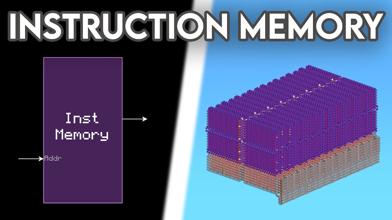 Инструкционная память — Давайте создадим компьютер Redstone! #5