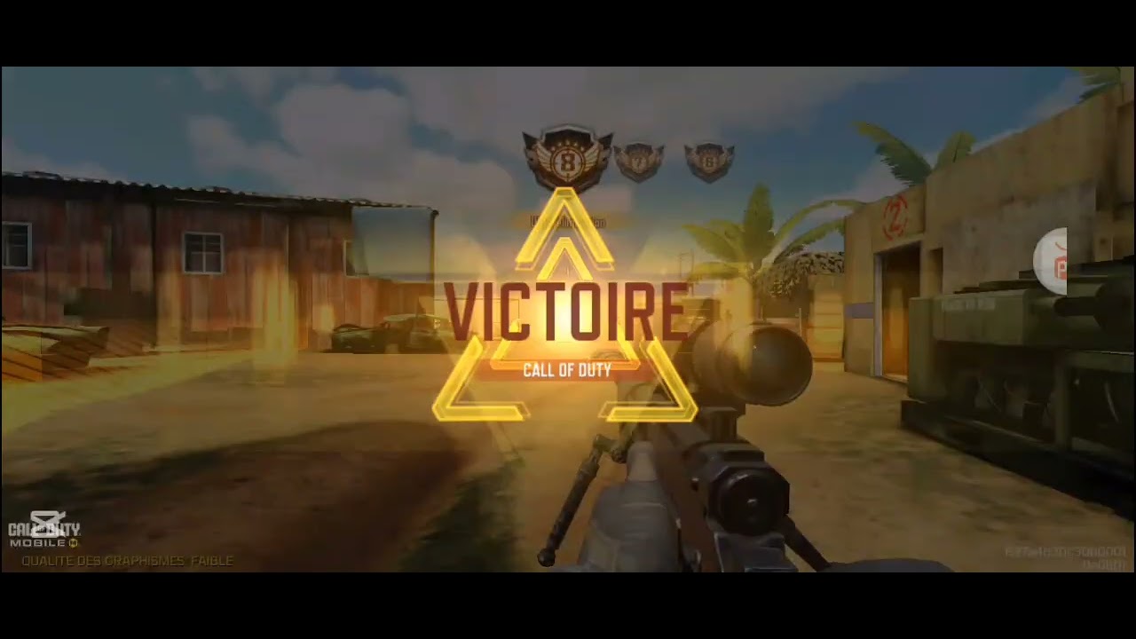 J'ai découvert et jouer à call of duty mobile 