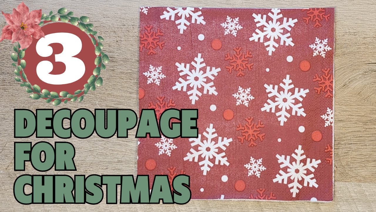 Deck the Halls with DIY Decoupage Tutorial