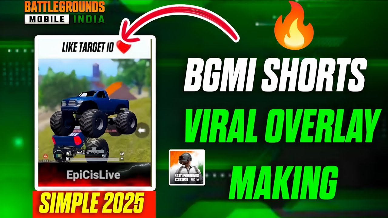 Make Viral BGMI Shorts Overlay in Just 5 Minutes 🔥 | Full CapCut Tutorial!