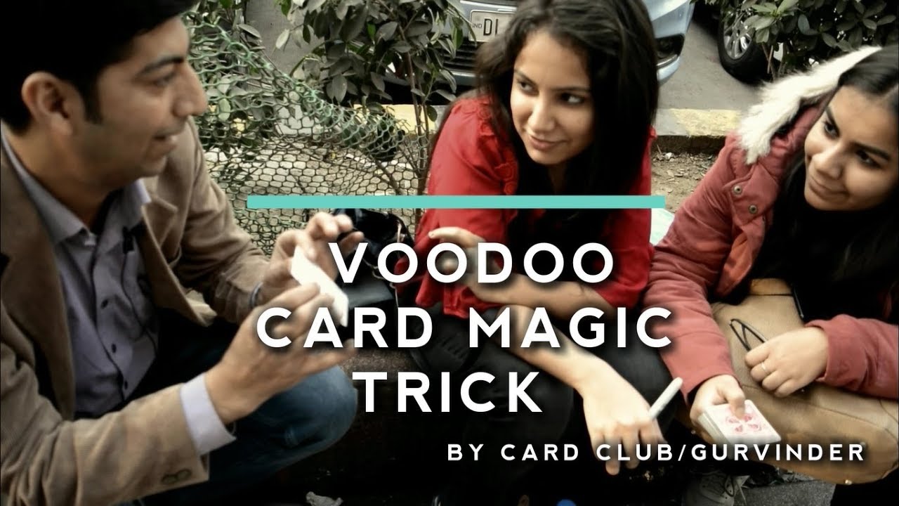 VOODOO CARD MAGIC TRICK by Card Club || Hit & Run Magic (Street Magic in Delhi)