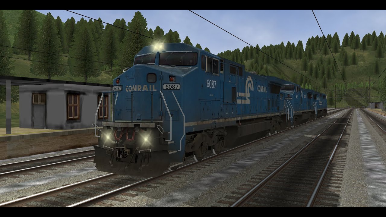 I Made Conrail C40-8W In ORTS/MSTS