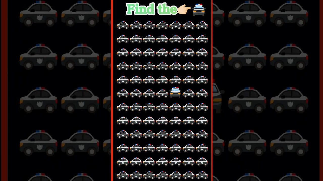 🤔🤔Find The Different Car 🤔🤔 
