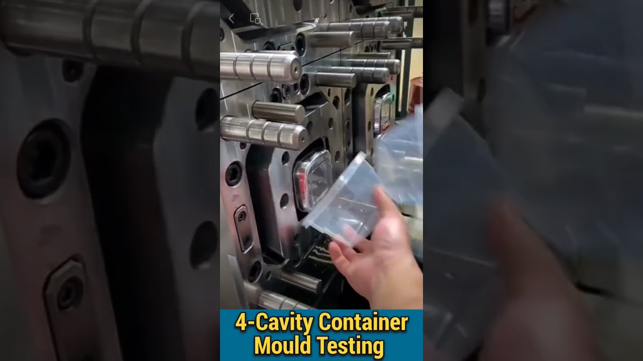 4-Cavity Food Container Mould