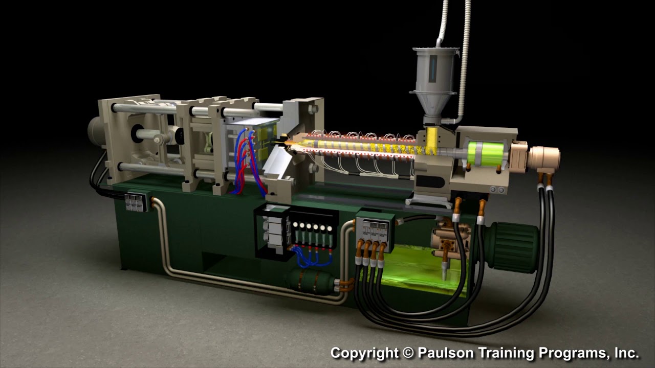 Lesson #1 - [SPANISH] Injection Molding Machine Parts and Operation