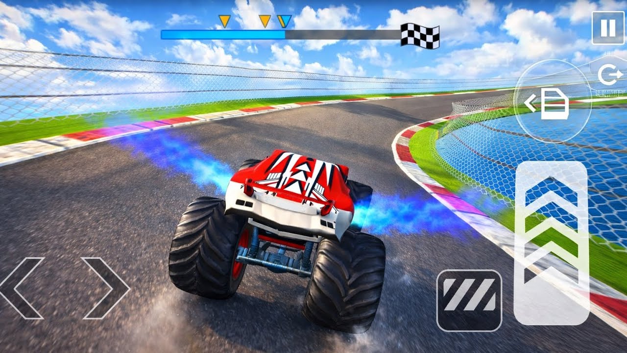 Monster Truck Mega Ramp Impossible Driver - Ultimate Car Stunts GT Racing - Android GamePlay