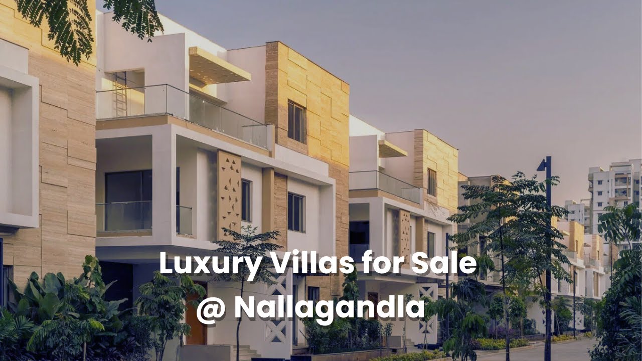 Premium Villas for Sale in Nallagandla | Vertex Kingston Park #hyderabadrealestate
