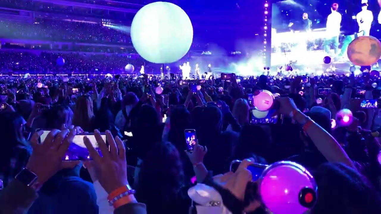 BTS in LA Permission to Dance Permission to Dance/My Universe with Coldplay