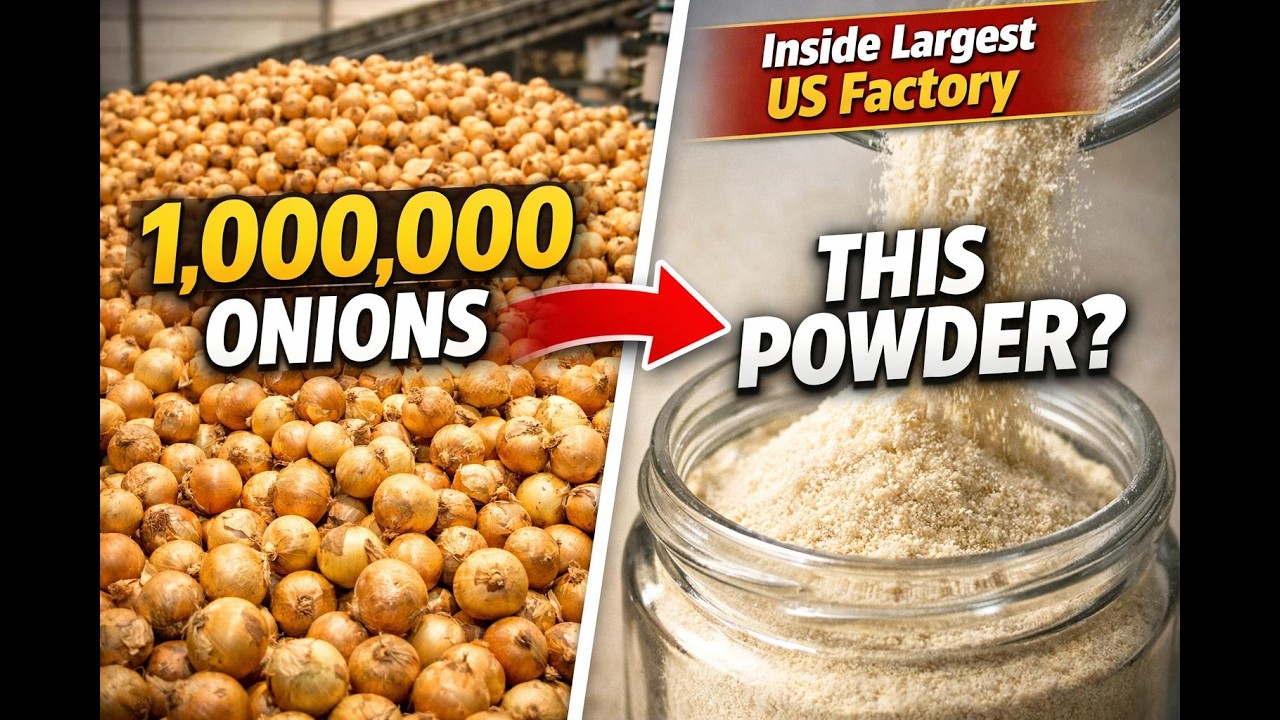 How 1 Million Onions Become Premium Powder | Inside the Largest US Factory