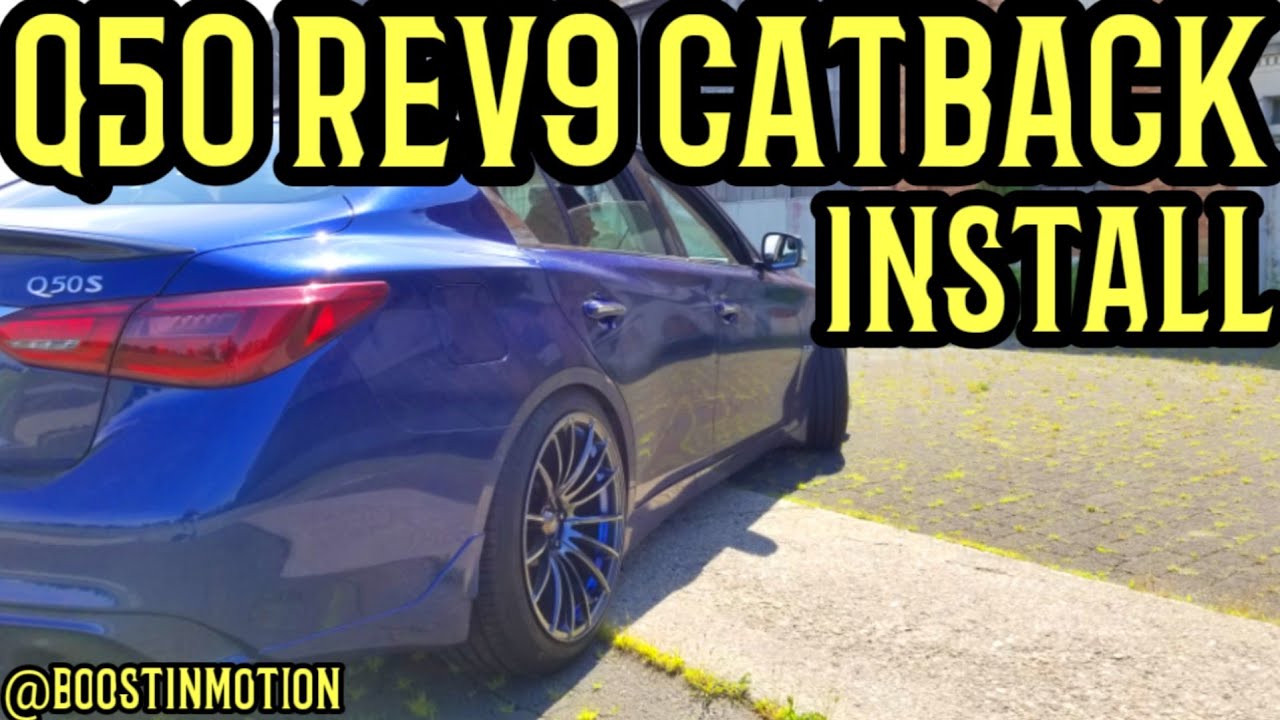 Cheapest Q50 catback install