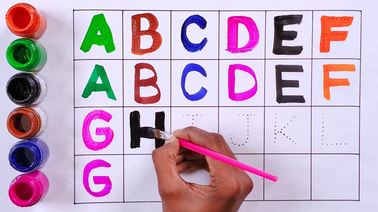 A for Apple | Abcd | Phonics song | A for Apple B for Ball C for Cat | English varnamala, 125