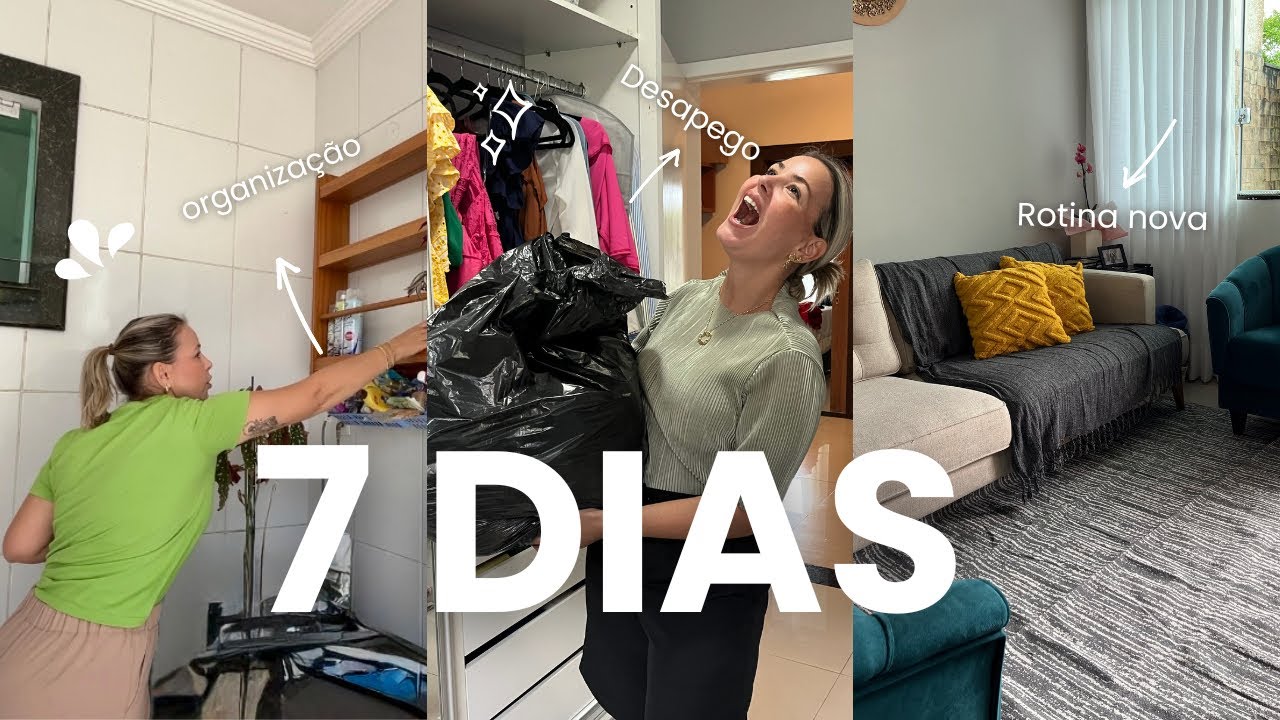 👉 Desafio 7 Dias pra Destralhar a Casa 🏘️ Reset pratico sem sobrecarga 