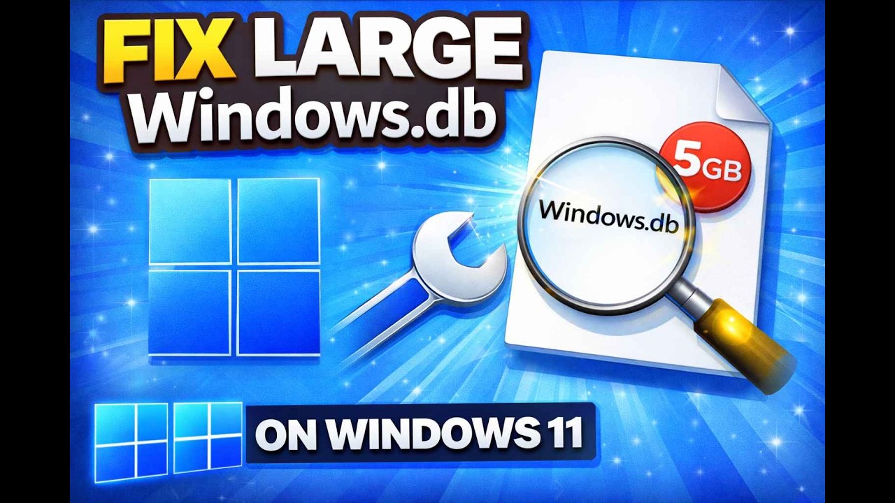 How to Fix Large Windows.db on Windows 11 | GearUpWindows Tutorial