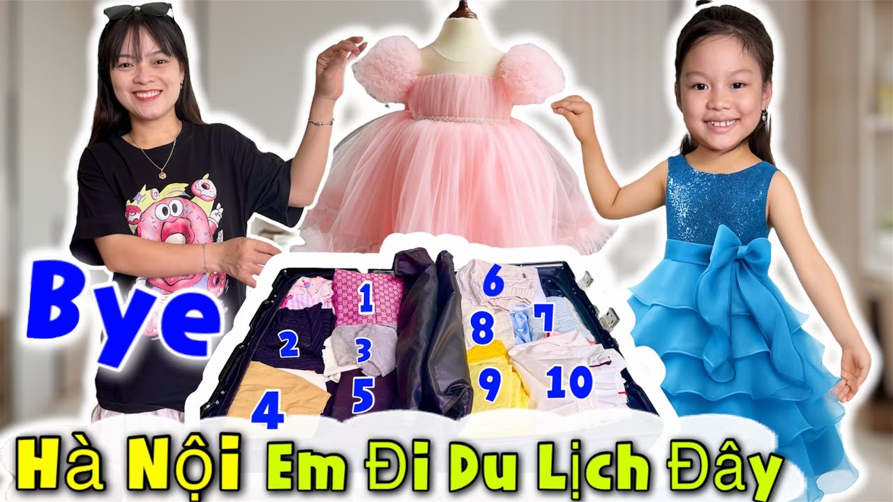 Gia Đình Hằng Nheo Chuẩn Bị Đồ Đi Du Lịch Đà Nẵng