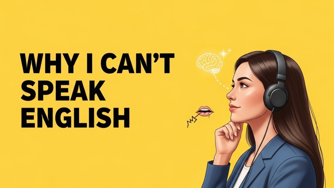 Why You Understand English But Can't Speak | The Science Behind It | Slow English for Beginners