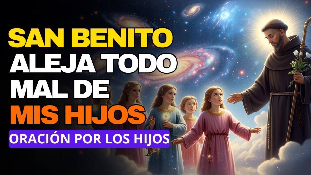 ORACIÓN POR LOS HIJOS A SAN BENITO | ORACIÓN PARA PROTEGER A NUESTROS HIJOS