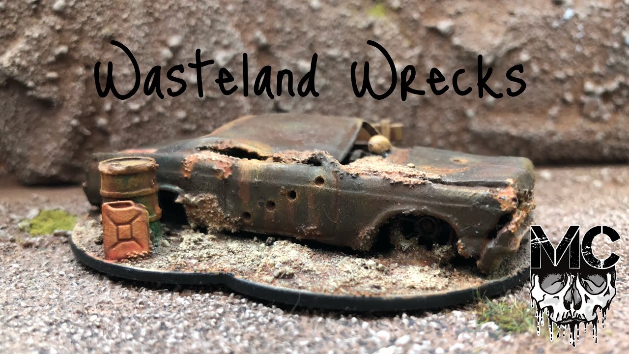 Wasteland Wrecks! Terrain for Gaslands and Autokill How To