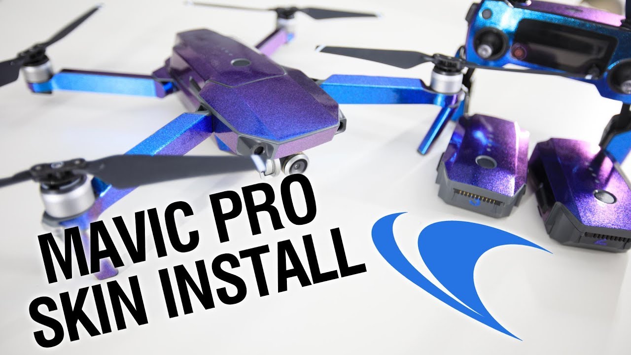 DJI Mavic Pro Skin Sticker Install