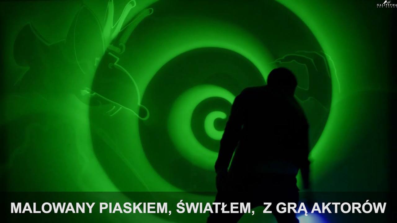 Dziadek do Orzech&oacute;w - Rodzinne Przedstawienie Teatru Piasku Online. Malowanie Piaskiem, Światłem i