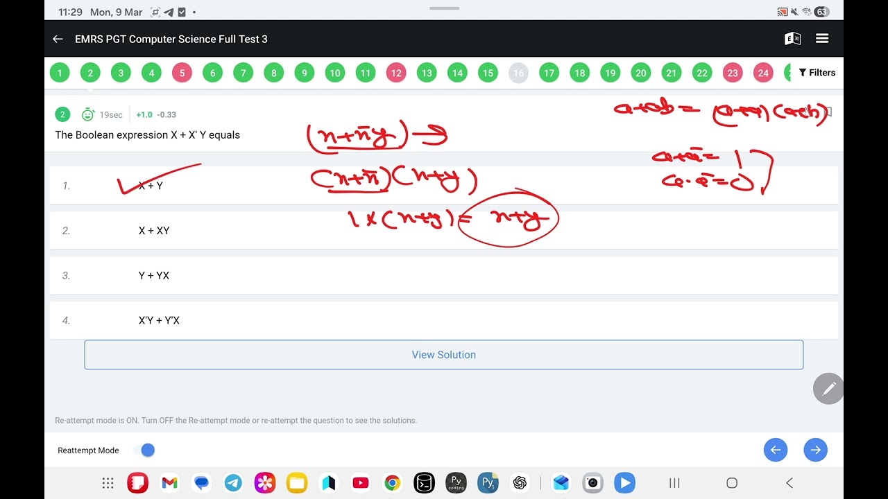 EMRS TGT/PGT Computer Science Tier 2 Mock Test Result 📊 | My Score in Mock Test 😲 | EMRS Prep 2026 💻