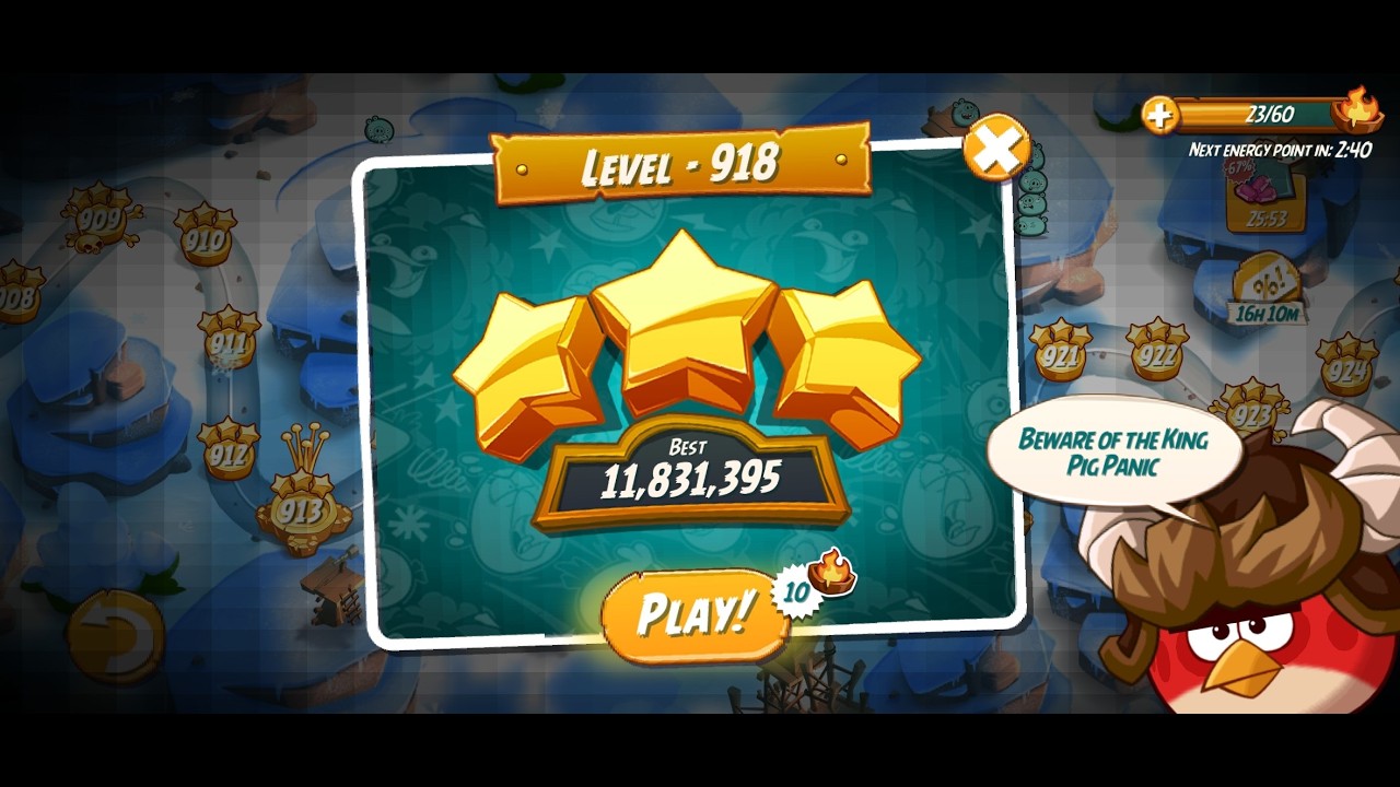 Angry Birds 2 | Rescuer | Level 918 | Hitting Fun | Angry Bird 2 Show