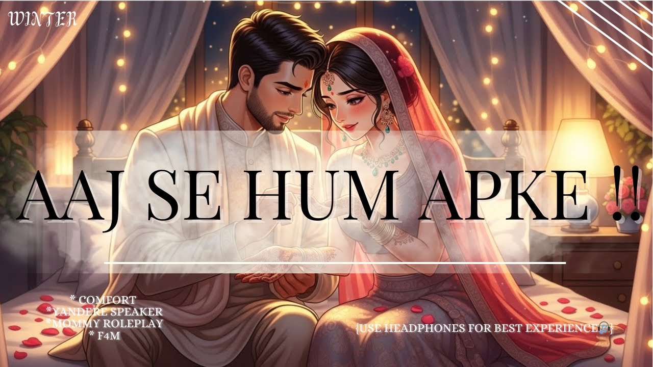 Shy Arranged Wife on Our Wedding Night | F4M ASMR | Hinglish | Soft & Romantic | winter ASMR