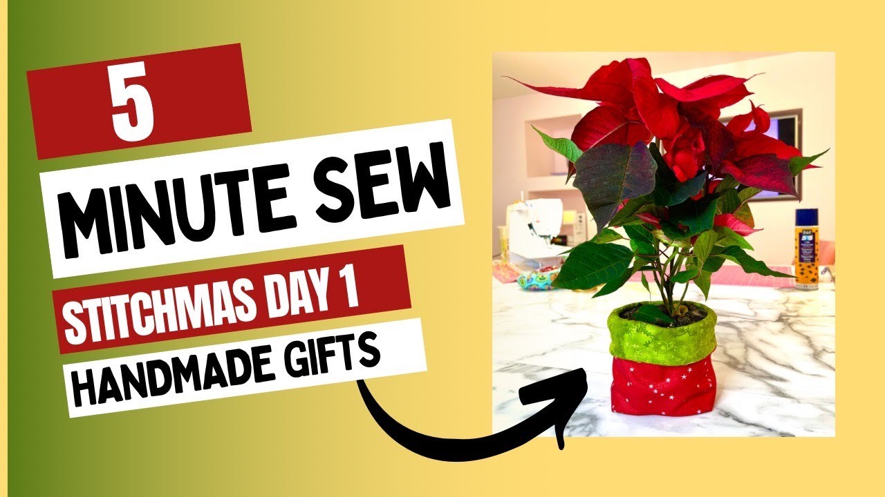 5 minute sew! Perfect handmade gift idea, Stitchmas 2022