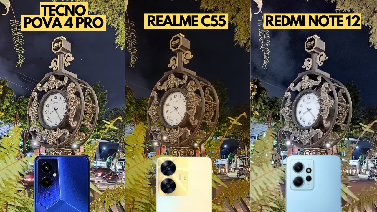 VERSUS CAMERA Redmi Note 12 vs Realme C55 vs Tecno Pova 4 Pro Indonesia, Versus 2 JUTAAN TERPANAS!
