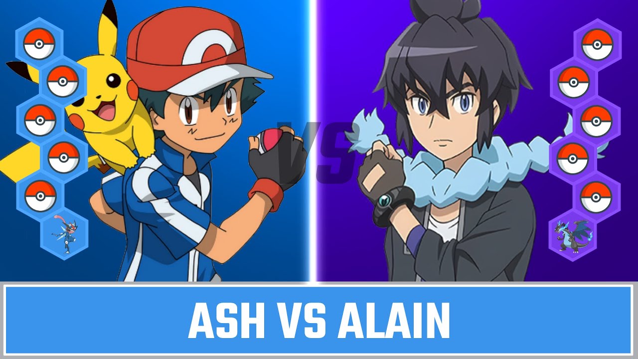 Kalos Pokemon Battle: Ash vs Alain