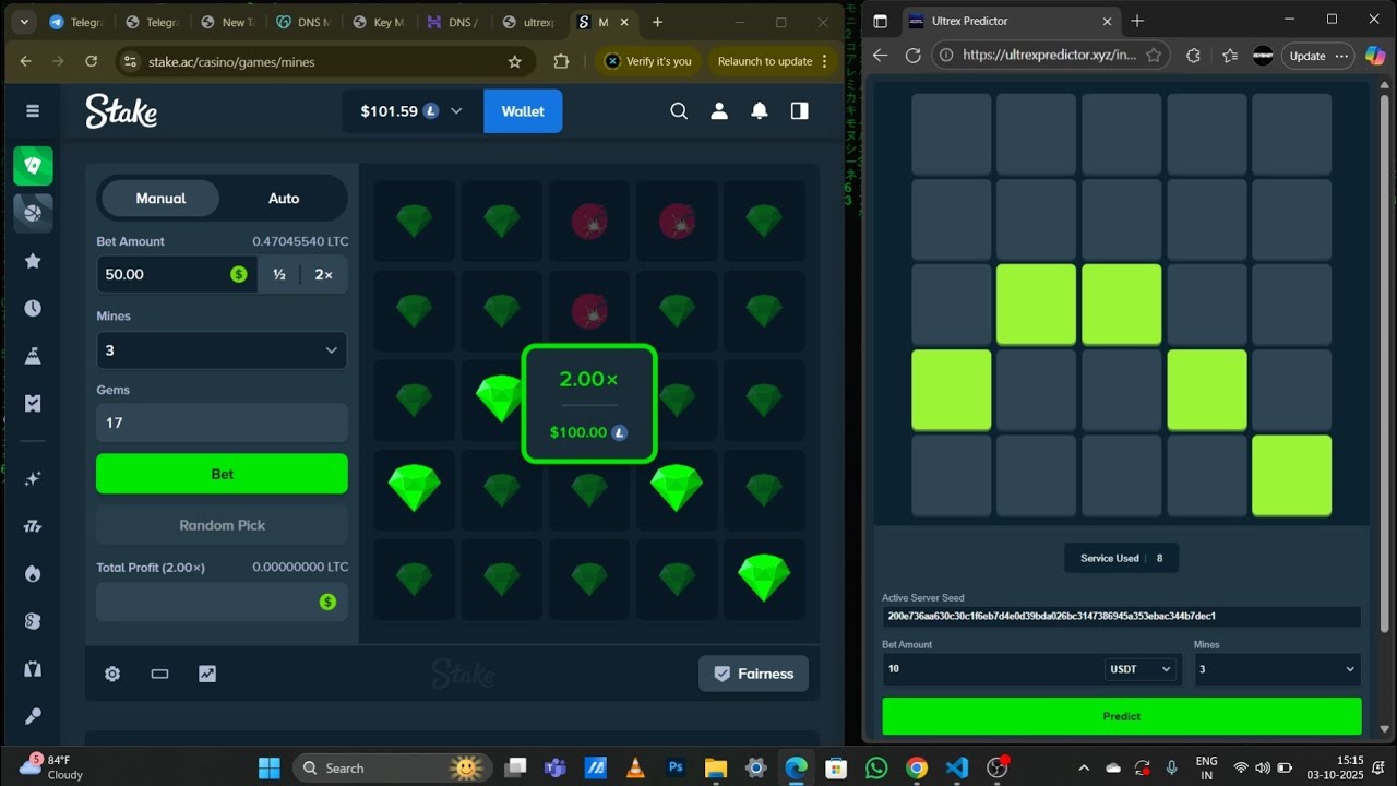 Stake Mines Predictor Bot 2025 | 