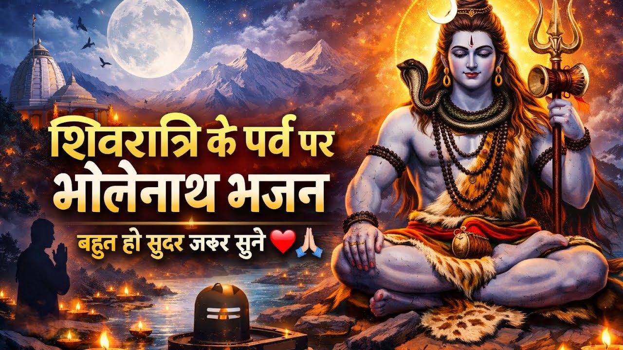 शिवरात्रि के पर्व पर भोलेनाथ भजन  जरूर सुने ♥️🙏🏻