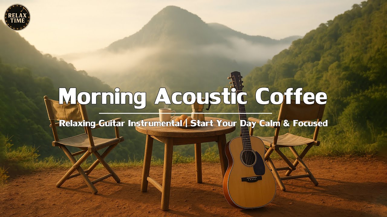Morning Acoustic Coffee ☀️ Relaxing Guitar Instrumental | Start Your Day Calm & Focused