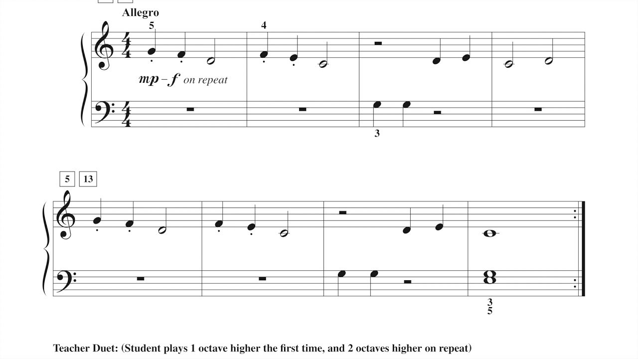 Theme from Symphony No. 104 (London) - Haydn (page 6, Adult Piano Adventures Classics Book 1)