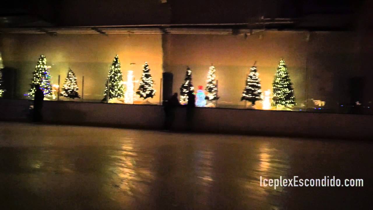 Holiday Ice Skating in San Diego at  Iceplex Escondido's Winter Wonderland